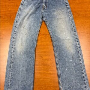 Levi's 505 Men's Straight Jeans in Faded Blue